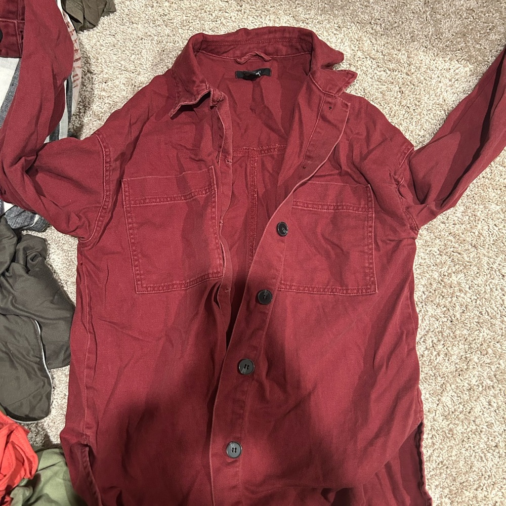 Forever 21 Burgundy Top